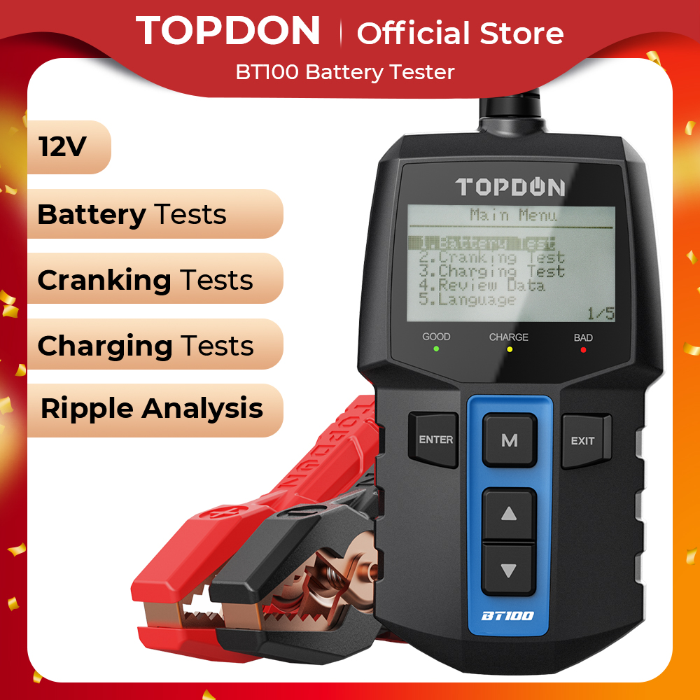 TOPDON BT100 12V Tester batter - Topdon Tc001 Thermal Camera recensione e prezzo